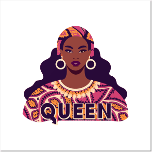 Afrocentric Queen Posters and Art